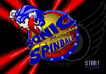 Sonic Spinball (Japan) screen shot title